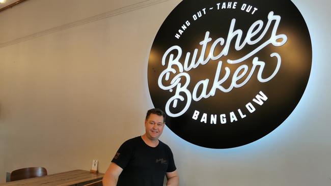 Butcher Baker Co-Owner Paul Coughran runs the local cafe with wife Amanda, which has been crowned the best cafe in Byron Shire. (CREDIT: Adam Daunt)