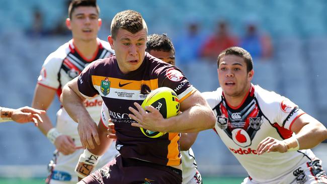 Arrow in action during his early stint at the Brisbane Broncos. Picture: Gregg Porteous