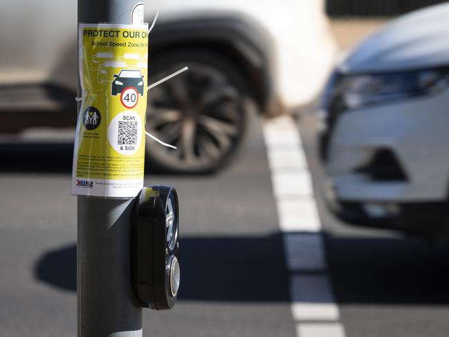 Startling admissions from NSW drivers have reinforced concerns about school zone safety. Picture: Kevin Farmer