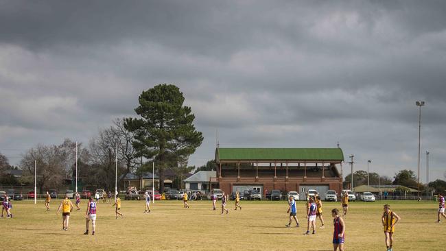 Beechworth is undergoing an on-field resurgence this season in the Tallangatta and District league. Picture: Eugene Hyland