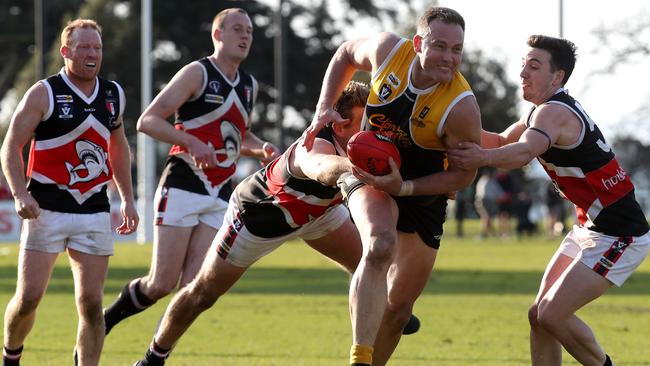 Champion Ashley Eames has been a key factor in Frankston YCW’s success. Picture: Mark Dadswell