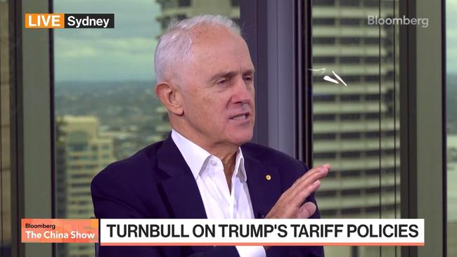 Turnbull is interviewed on Bloomberg's The China Show about the Trump administration's tariffs on trading partners and its impact on relations with China.