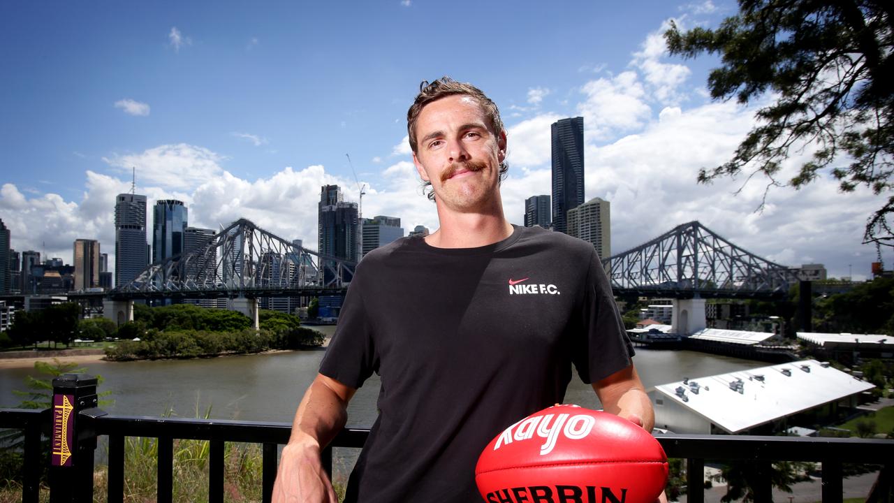 Lions recruit Joe Daniher has impressed during the pre-season. Picture: Steve Pohlner