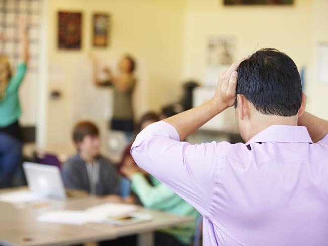 State school teachers are battling escalating student violence and mental health issues, unmanageable workloads and staff shortages. Picture: iStock