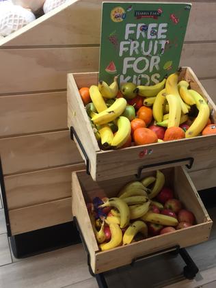 Harris Farm Markets was the first to introduce free fruit for kids. Picture: Jenifer Jagielski