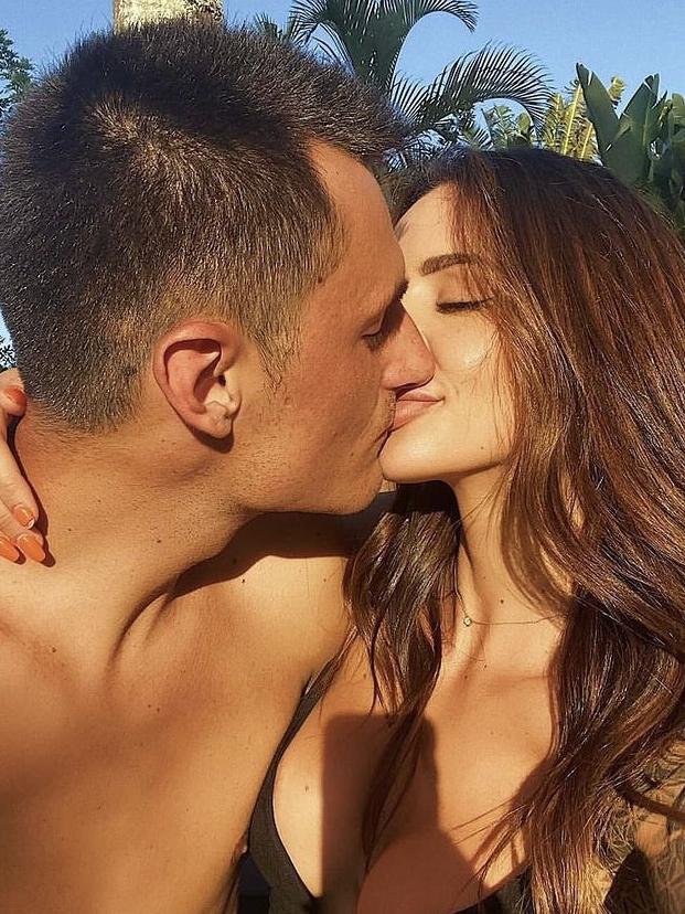 Tomic and his girlfriend Vanessa Sierra. Picture: Instagram