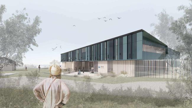 Artists renders of the new world-leading krill aquarium and research facility to be named after pioneering marine biologist, Dr Isobel Bennett. Picture supplied Preston Lane Architects