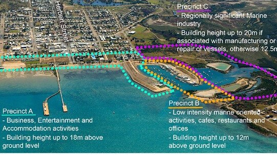 Planned changes to the Bowen region as part of a proposed major amendment to Whitsunday Regional Council's Planning Scheme. Picture: Supplied