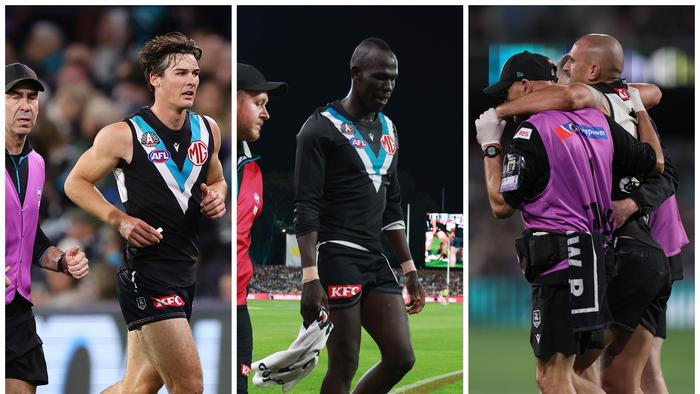 Port Adelaide is dealing with injury carnage after Friday night.