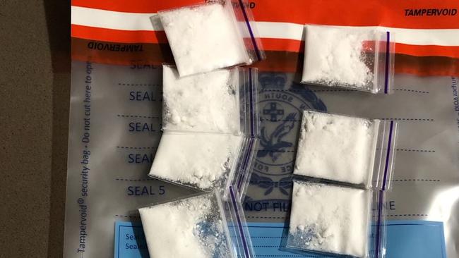 Drugs seized Aaron Muscat’s house in Mudgee. Photo: Supplied