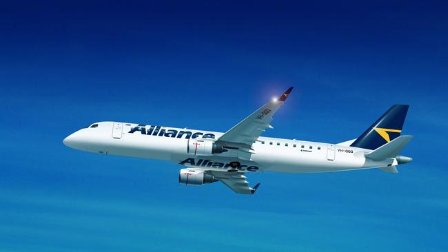 Alliance Aviation has seen opportunity in the COVID crisis to expand its fleet, and will take delivery of its first Embraer 190 jet by the end of October. Picture: Supplied