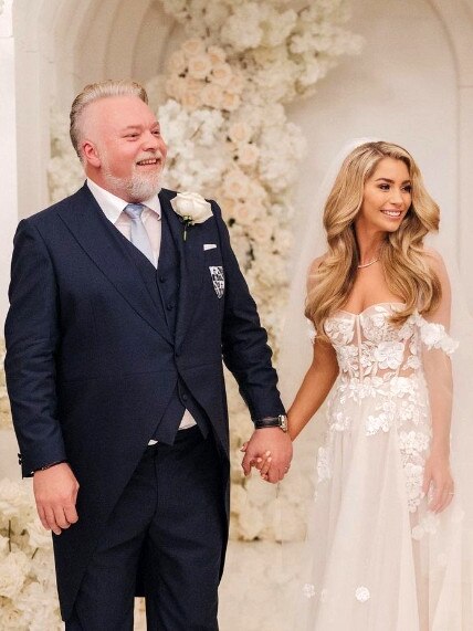 Sandilands tied the knot with long-term partner Tegan Kynaston in April. Picture: Instagram/ kiis1065