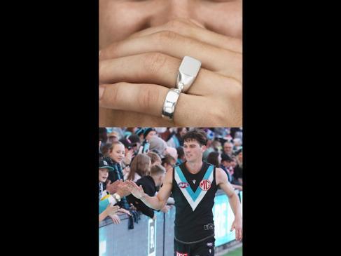 Port Adelaide captain Connor Rozee launches jewellery brand