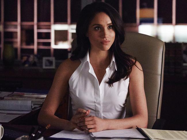 SUITS -- "Priviledge" Episode 506 -- Pictured: Meghan Markle as Rachel Zane -- (Photo by: Shane Mahood/USA Network)