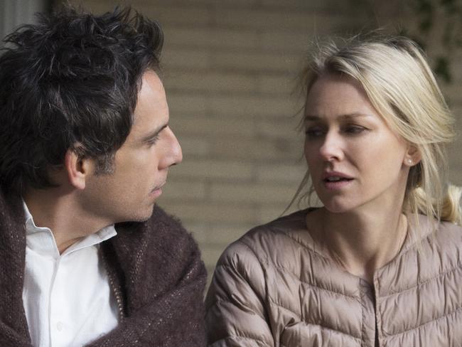 L-R: Ben Stiller and Naomi Watts in a scene from film While We're Young