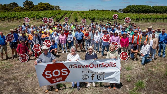 SA-based group, Limestone Coast Sustainable Futures Association, launched a Save Our Soils campaign to help safeguard agricultural land. Picture: Supplied