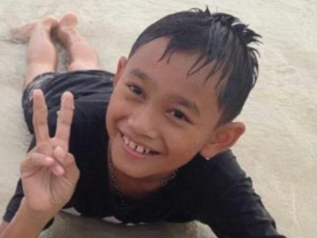 Nattawut 'Tle', 11, is one of 12 footballers saved. Picture: Supplied