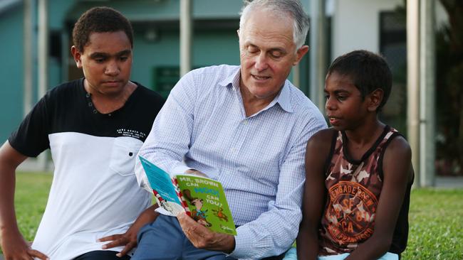 Prime Minister Malcolm Turnbull in Cairns. Picture: Brendan Radke