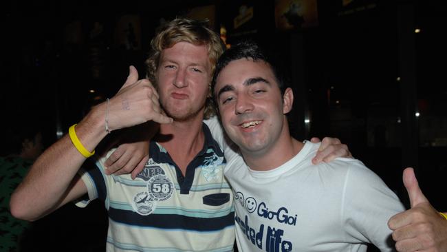 Nightclub goers enjoy a night-out at Gilligan's in 2008.