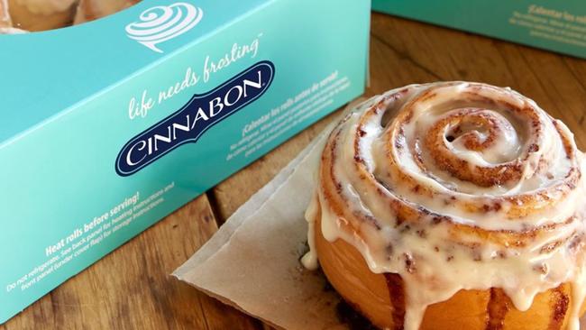 US cinnamon scroll giant Cinnabon is opening in Melbourne on March 3. Picture: Supplied