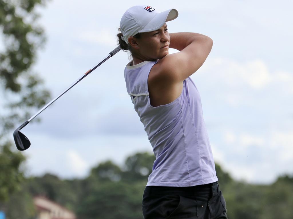 Teeing up new opportunities … Ash Barty loves a round of golf.