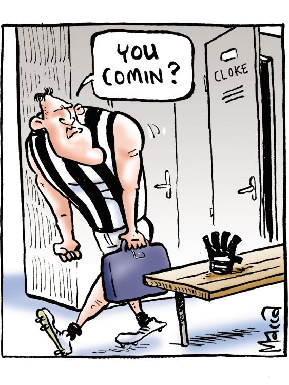 Macca’s take on Travis Cloke’s Collingwood exit.