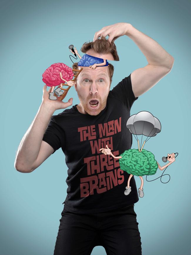 Jason Byrne in The Man With Three Brains.