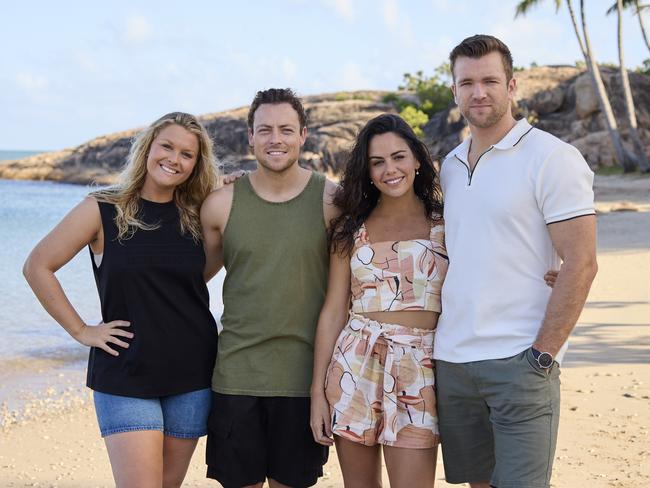 Sophie Dillman, Patrick O'Connor, Emily Weir, Tristan Gorey in Home and Away.