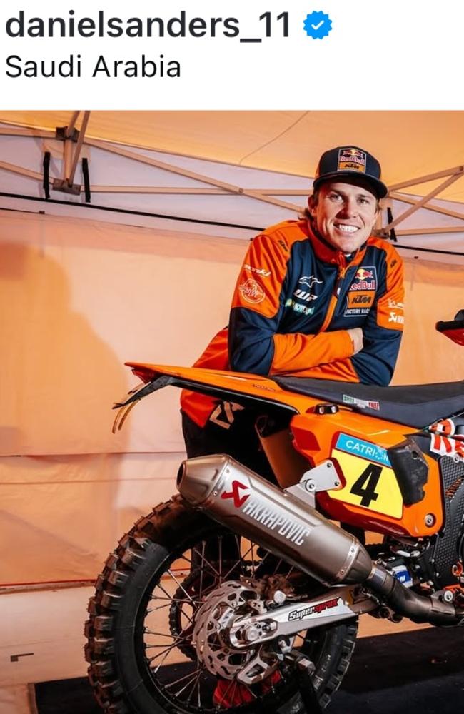 Daniel Sanders on rest day at Dakar.