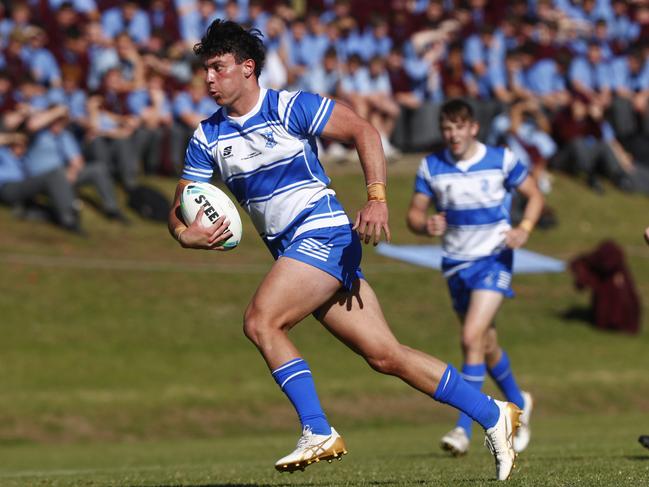 Penrith’s Danny Johnstone in action for St Dominic’s College. Picture: Richard Dobson