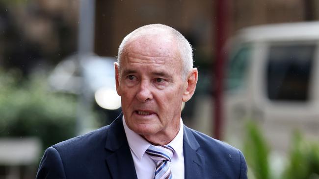 SYDNEY, AUSTRALIA - NewsWire Photos MAY 9, 2022:  Chris Dawson pictured as he arrives at the Supreme Court, Sydney CBD. Ex-Newtown Jets player and school teacher Chris Dawson was charged with murdering his wife Lynette in 1982.Picture: NCA NewsWire / Damian Shaw