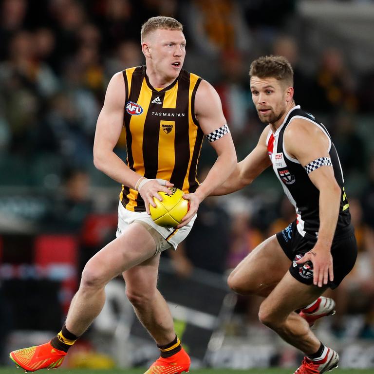 James Sicily has made an excellent return from injury. Picture: Dylan Burns/AFL Photos via Getty Images