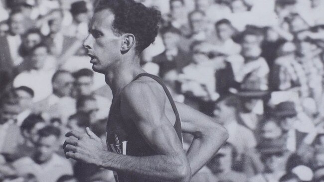 John Landy was the second man to run a sub-four minute mile in 1954.