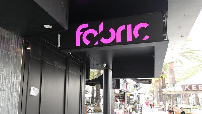 Outside of Fabric, the new nightclub on Orchid Ave in Surfers Paradise. Picture Glenn Hampson