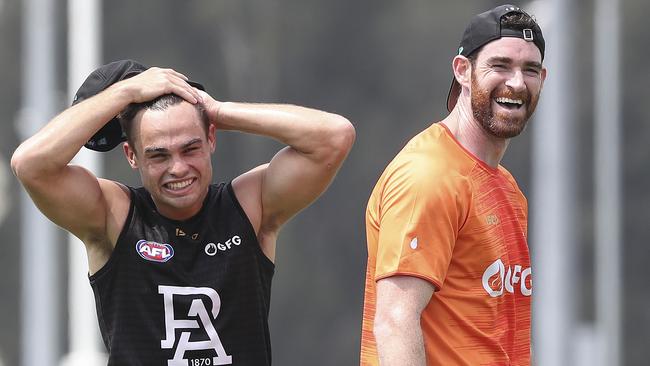 Tyson Goldsack (right) is coming out of retirement. Picture: Sarah Reed