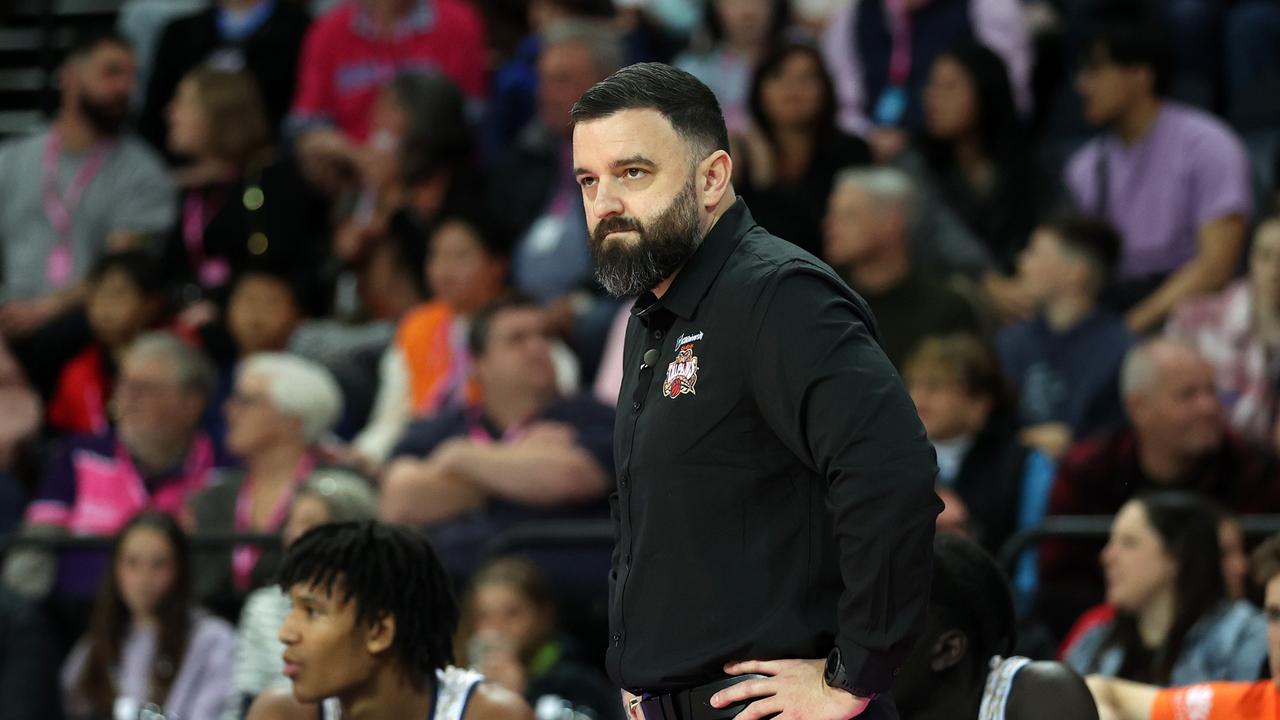 The Cairns Taipans have thrown their support behind coach Adam Forde, who they claim continues to face “defamatory” assertions despite being cleared of any wrong doing in the tunnel blow-up. Picture: Getty Images