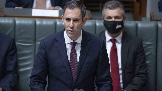 Treasurer Jim Chalmers delivers his economic update to parliament on Thursday. Picture: NCA NewsWire / Gary Ramage