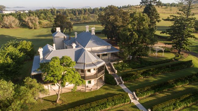 An aerial shot shows the size of the mansion. Picture: Icon Visual Marketing