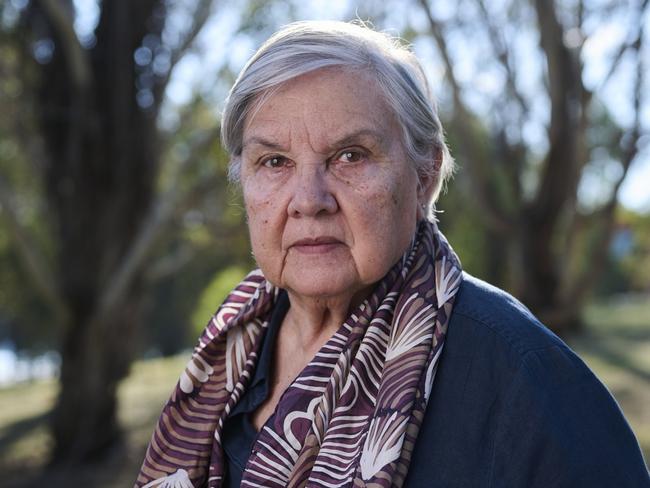 Portrait of Indigenous leader Pat Anderson who has spoken about the significance of the first meeting of the delegates from around Australia who created the landmark Uluru Statement from the Heart five years ago.5 April 2022Photo by Rohan Thomson