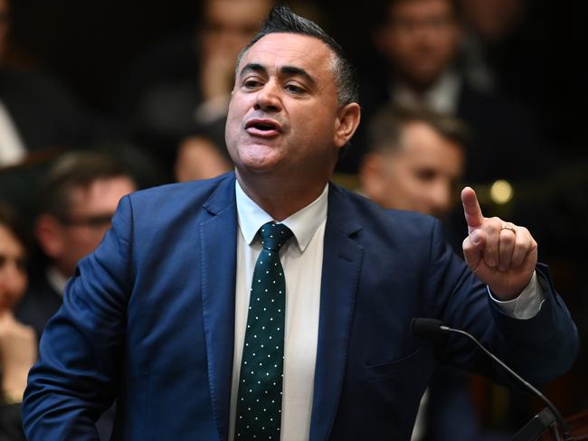 NSW Deputy Premier John Barilaro has renewed the threat for NSW to leave the plan. Picture: AAP