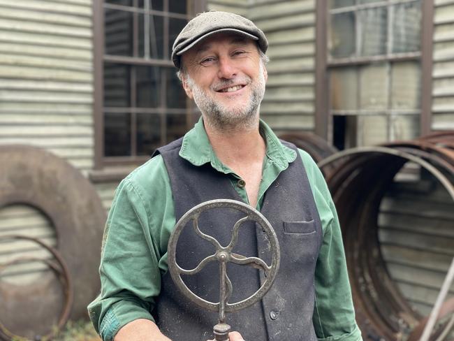 Mr Richards at the wheelwright and coach manufactory.