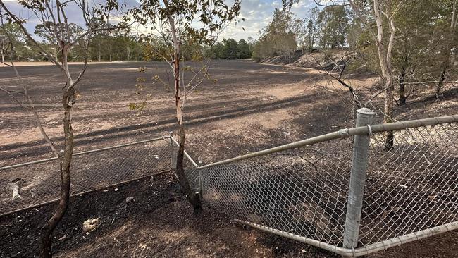 The two extremes of weather across Gympie were on show with fireys battler for an hour to contain a blaze at Gympie State High School shortly before storms, wind and rain rolled across the region on November 15, 2023.