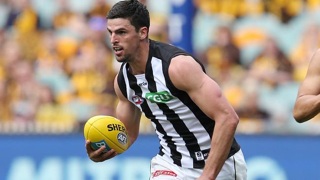 Scott Pendlebury and Collingwood are facing a tough draw in 2017. Picture: Michael Klein