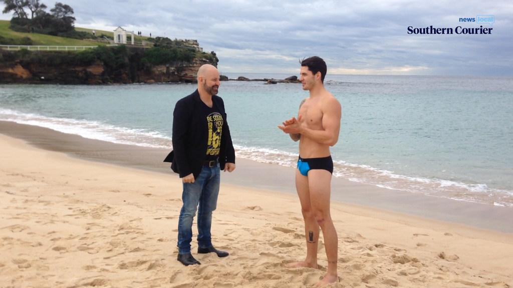 World first design of mens swimwear