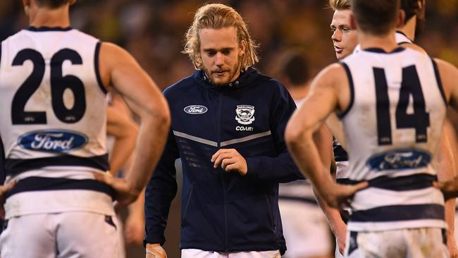 Cam Guthrie’s injury added to Geelong’s pain on Friday night.