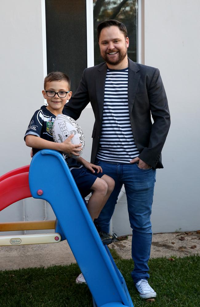 Sebastian Rennie meets SuperCoach Editor Tom Sangster. Picture: Toby Zerna