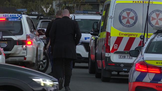 A six month-old baby boy has died and a woman has been arrested in Sydney‘s southwest this afternoon. Picture: TNV