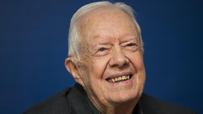 Former US President Jimmy Carter. World leaders, celebrities and everyday people have sent wishes to the almost-centenarian. Picture: Getty