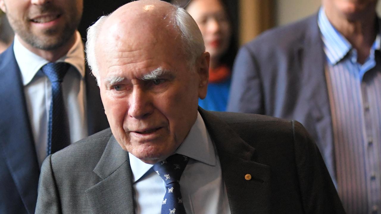 John Howard made his NSW campaign debut on Saturday. Picture: NCA NewsWire / Simon Bullard