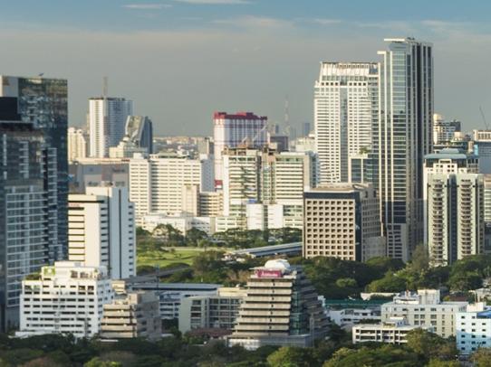 Lumphini Park and the downtown Bangkok City Skyline Thailand.Picture: iStockBangkok beauty spots, Kara Murphy, Escape